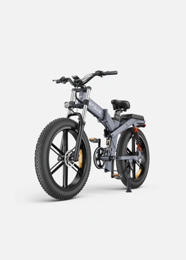 Engwe X26 1000W 26" Fat Bike Pliable E-Mountain Bike Double Batteries – Image 3