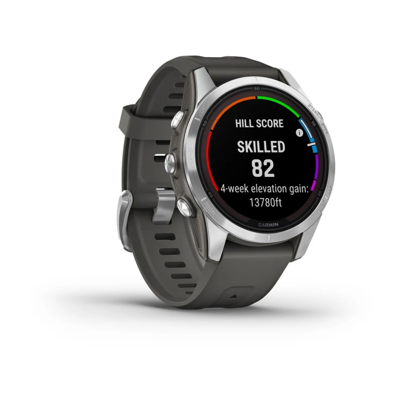 Fēnix® 7S Pro Solar Edition | Silver avec bracelet gris – Image 3