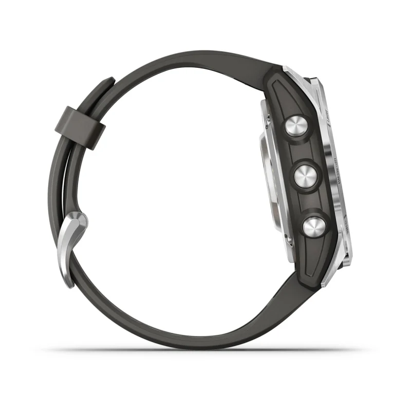 Fēnix® 7S Pro Solar Edition | Silver avec bracelet gris – Image 6