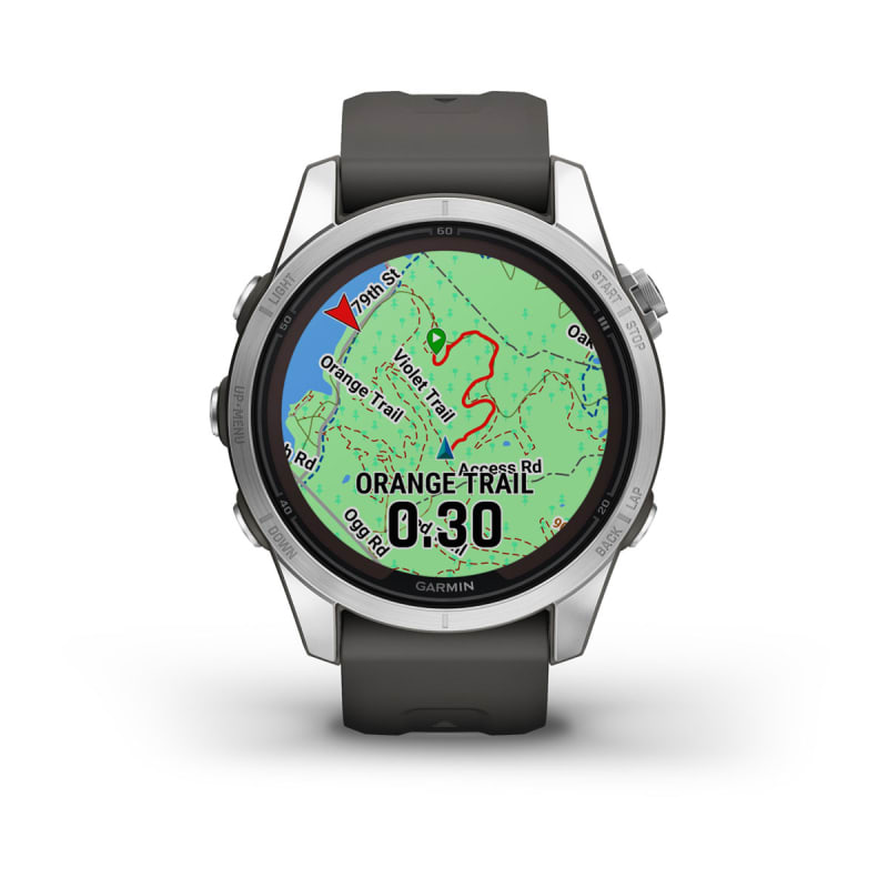 Fēnix® 7S Pro Solar Edition | Silver avec bracelet gris – Image 7
