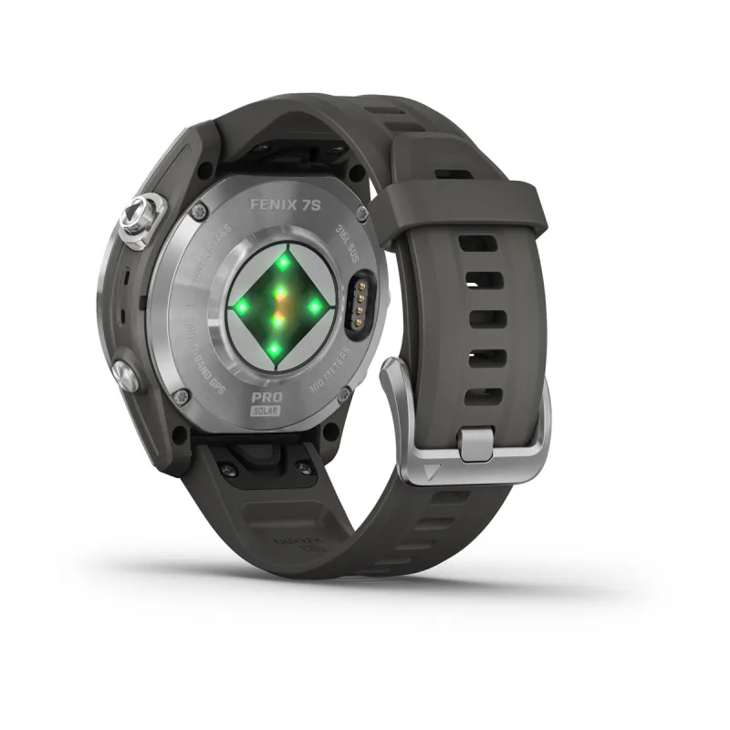 Fēnix® 7S Pro Solar Edition | Silver avec bracelet gris – Image 11