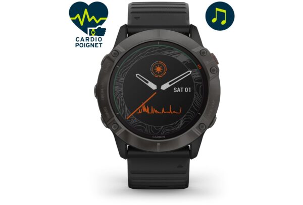 Fenix 6X Pro Solar Titane – Image 4